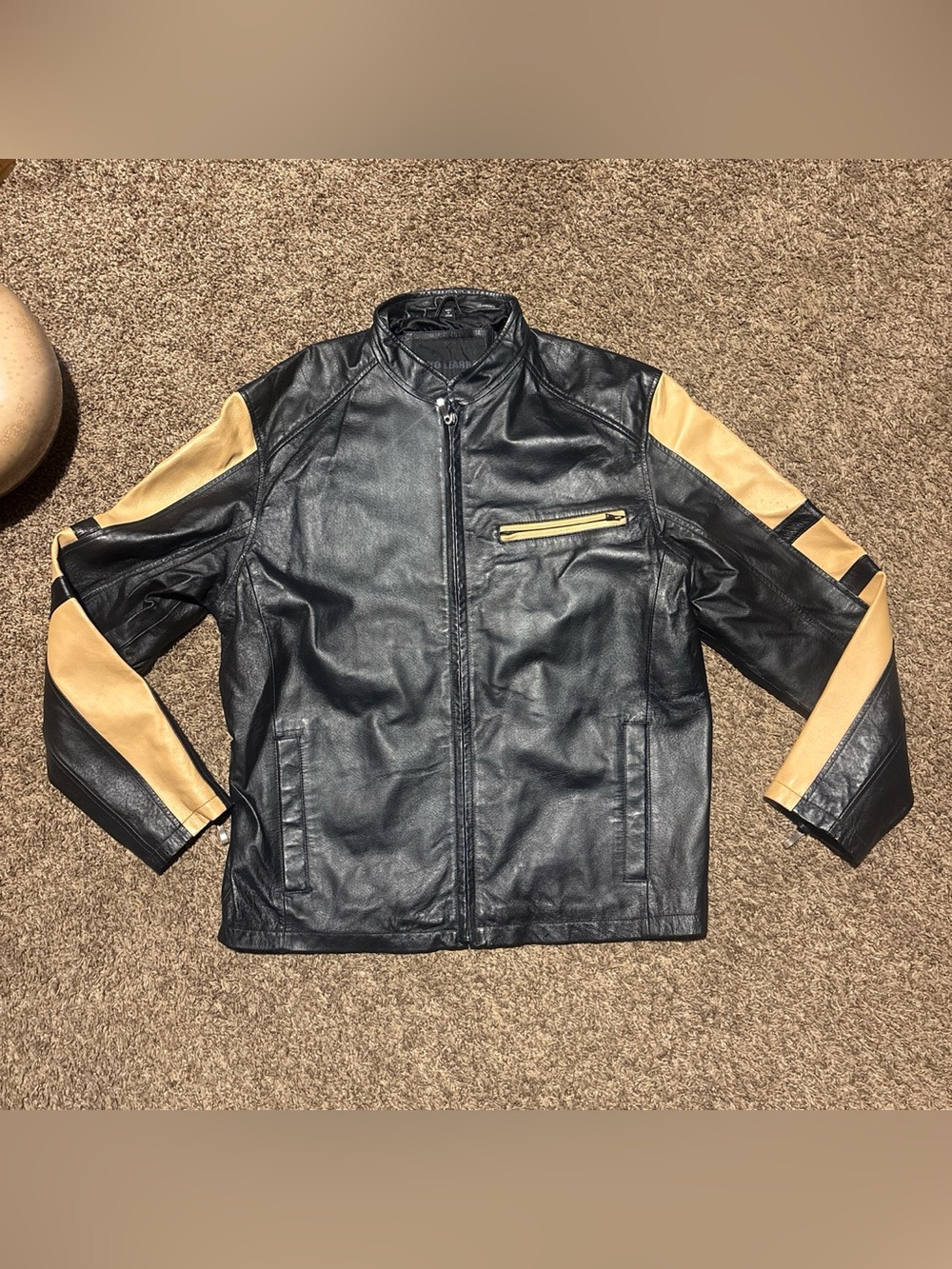 Vintage Miko Leather Cafe Racer Motorcycle Jacket M